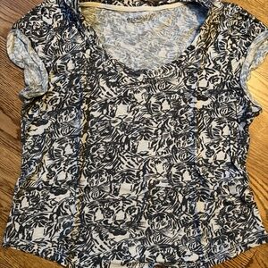 Anthropologie Pilcro Washed Tiger Print T-shirt